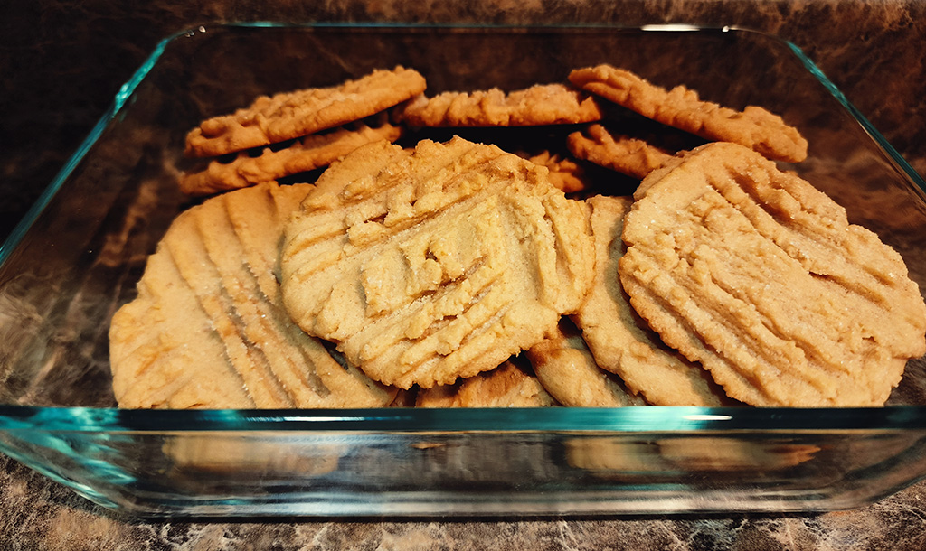 Nanny's peanut butter cookies