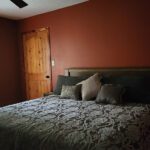 old paint in bedroom