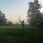 i could see my breath this morning!