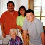 Nanny with grandchildren