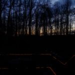 Indiana sunrise in winter