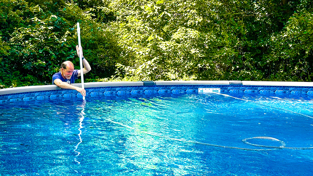 Perry the pool man.