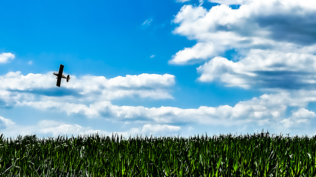 Indiana crop dusting